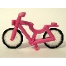 Part 4719c01 Dark Pink Bicycle, Complete Assembly (2-Piece Wheels) 